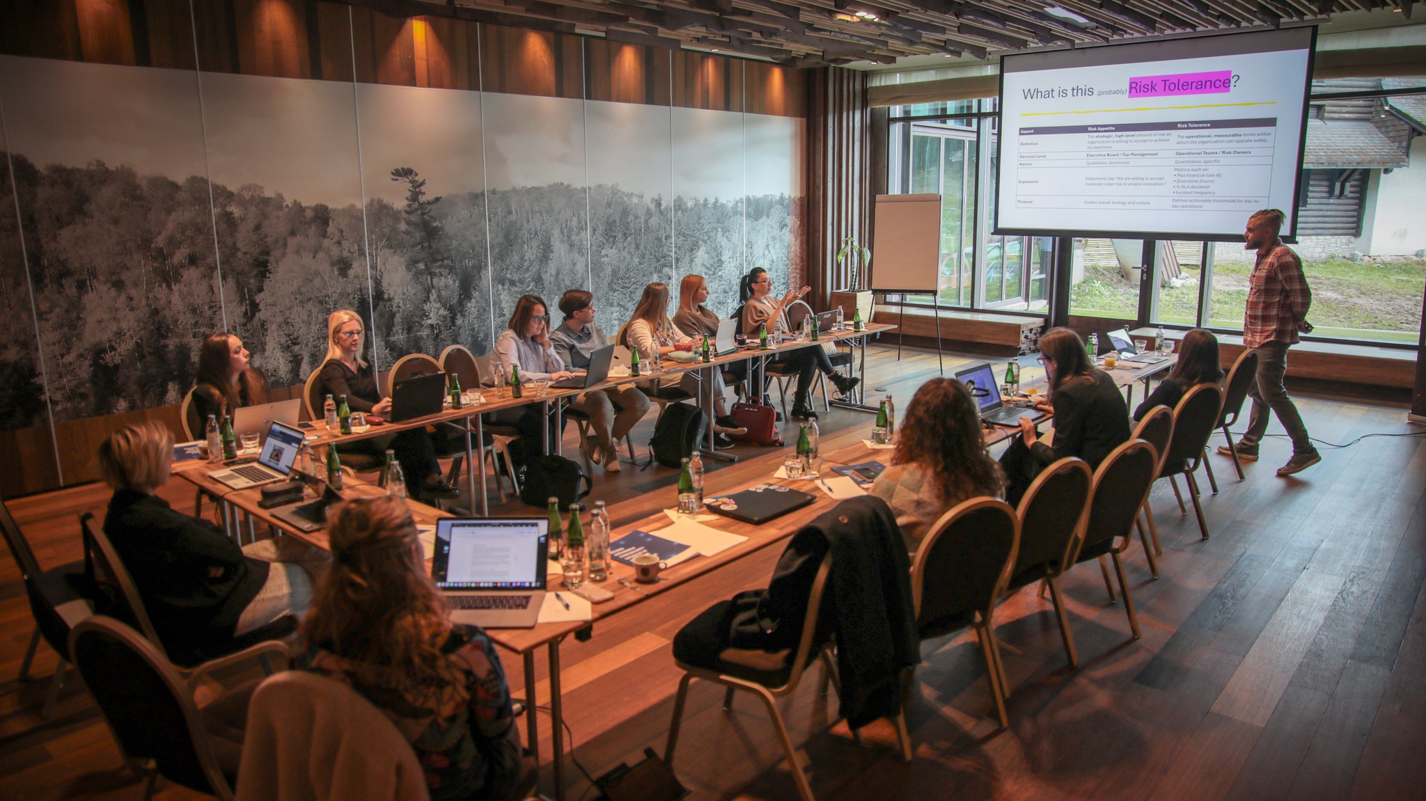 Petr Pospíšil lecturing